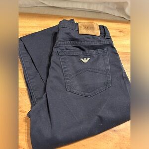 Armani Junior Boys Navy Pants